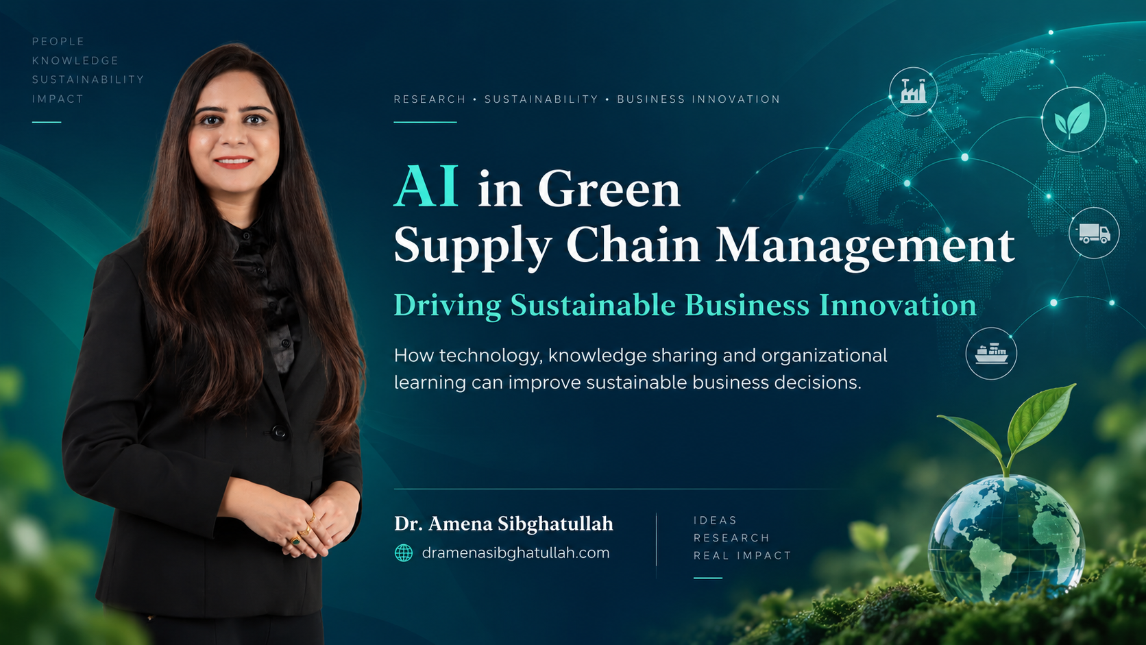 AI in green supply chain management supporting sustainable business innovation and smarter decisions